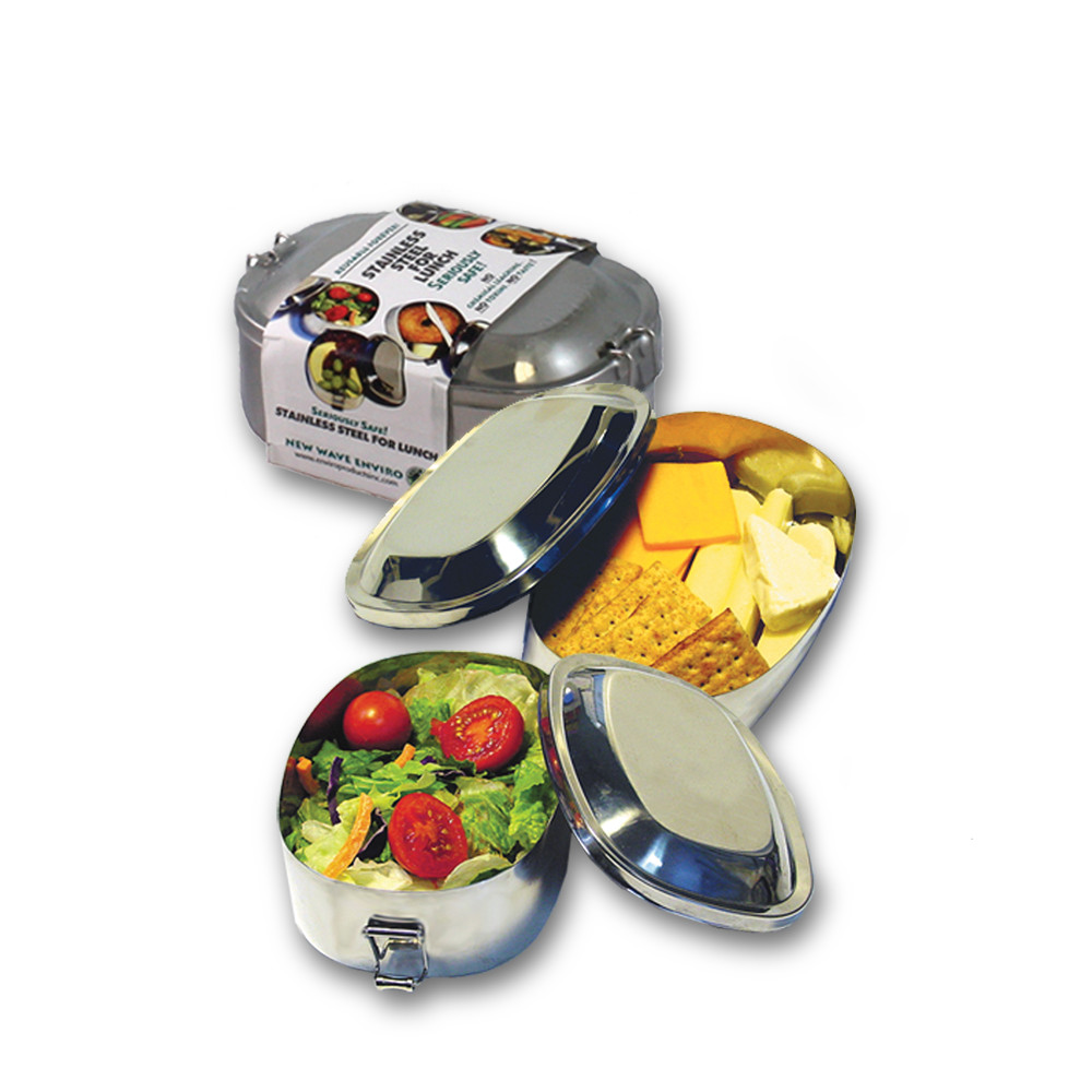 Stainless Steel Food Container with Clamp Lid